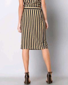 Striped Pencil Skirt