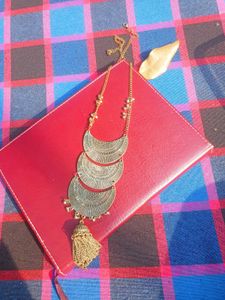 Boho Chic Crescent Necklace