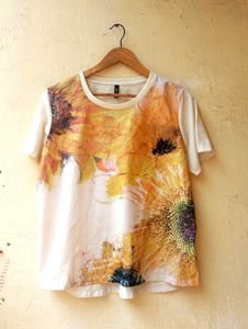 Sunflower Printed Imported T-Shirt Top (Women)