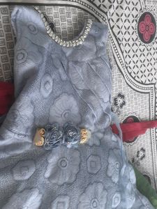 Beautiful Floral Design   Puffy  Layers  Party Weare  Frock