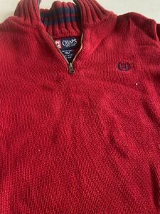CHAPS Red Knit Sweater