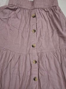 Baby Pink Long Skirt [xxs]