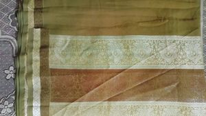 New Olive Green Saree