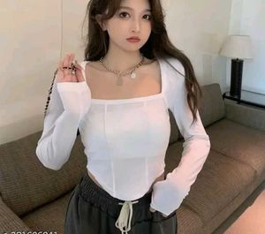 Cureved Hem Top
