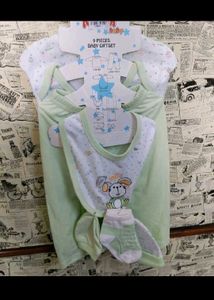 Winter Special Baby Breathable Cloth Set - 9 Piece