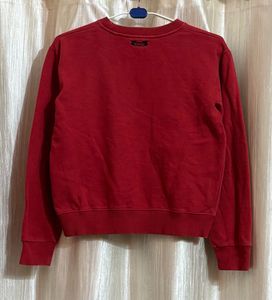Evisu Red Graphic Print Sweatshirt