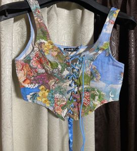 Floral Corset Top