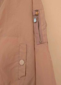 Blush Pink Bomber Jacket