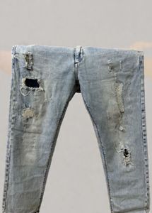 Distressed Light Wash Jeans