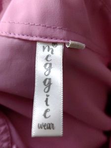 Lavender Button-Down Top