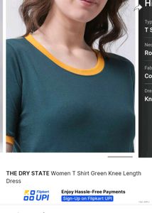 Green T-Shirt Dress - The Dry State