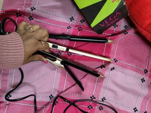 Vega 3 In 1 Hair Styler (Straightener Crimper Curl