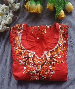 Red Kurta