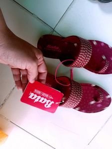 New Bata Chappal No-4