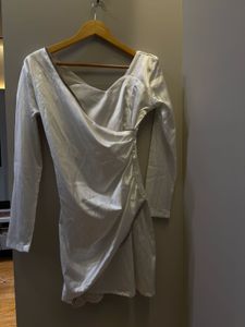 White Satin Dress🪽