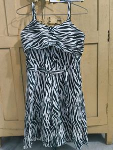 Zebra Print Dress For Women