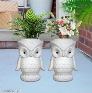 Owl Shaped Planter Pots