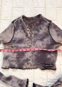 Detachable Sleeves Y2K Crop Top