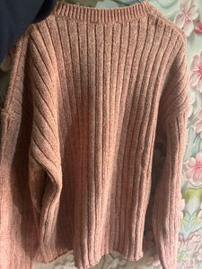 Rose Knit Pullover Sweater