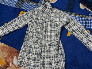 Checked Pattern sweater