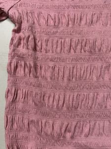 Pink Textured Top