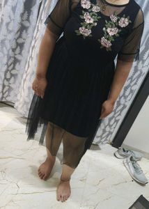 black net dress