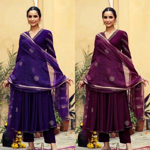 New Gown Designer Dress Purple