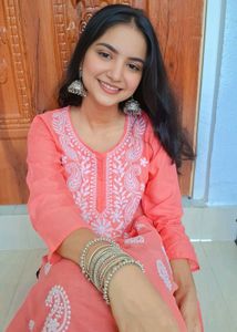 Pink Embroidered Kurti ❤️