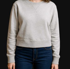 🩶🤍Imported Korean Gray S/M Size  Sweatshirt