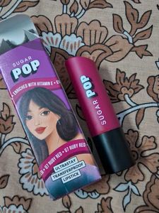 Sugar Pop Ruby Red Lipstick