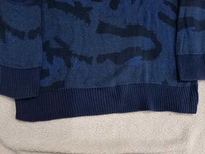 ❗ FREE DELIVERY❗Blue Camo Sweater for men