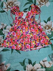 Shein sweetheart neck Puff Sleeve mini dress