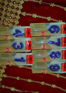 One Cake Topper With Any 2number  Birthday candel