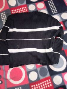 yellow and black top