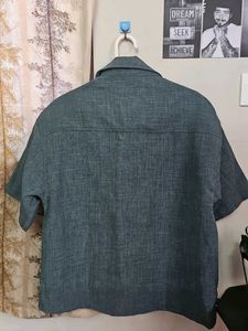 Men's Green Short Sleeve Shirt