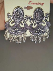 Peacock Design Earrings