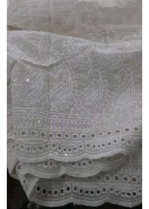 White Anarkali