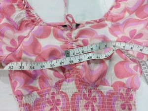 Zudio Pink Puffed Sleeve Top