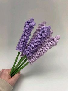 Handmade Crochet Lavender Flowers