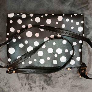 A Cute Black Dot Bag