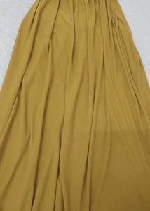 Mustard Yellow Flowy Skirt