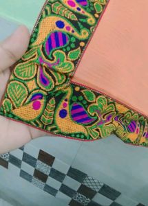 Jaipuri Border Saree♥️