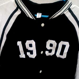 ⚫️Varsity Jacket - Black &amp; White