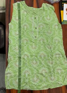 Brand New Green Short Kurti For Women