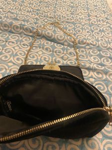 H&amp;M Black Heart Sling Bag