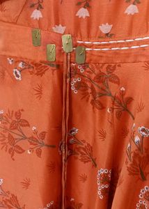 Orange Ethnic Gown