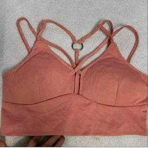 Peach Strappy Bralette 36 To 38 Bust