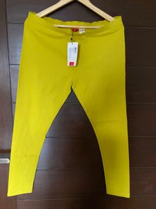 W Women’s Lime Green Tights (L)