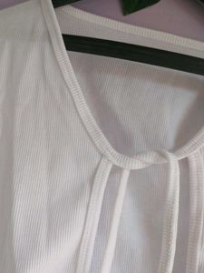 White Long Sleeve Shrug