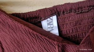Zara Brown Top